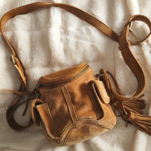 Wilfred Free suede festival bag